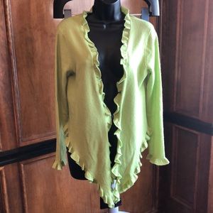 sweater cashmere lime green investments brand SM/M
